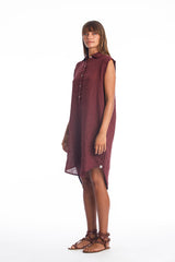 Amalfi NS Linen Shirt Dress