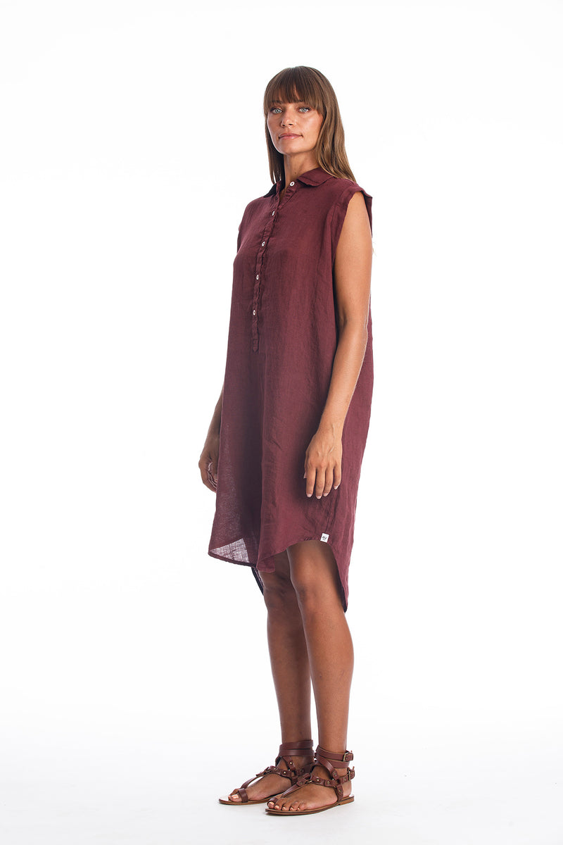 Amalfi NS Robe chemise en lin