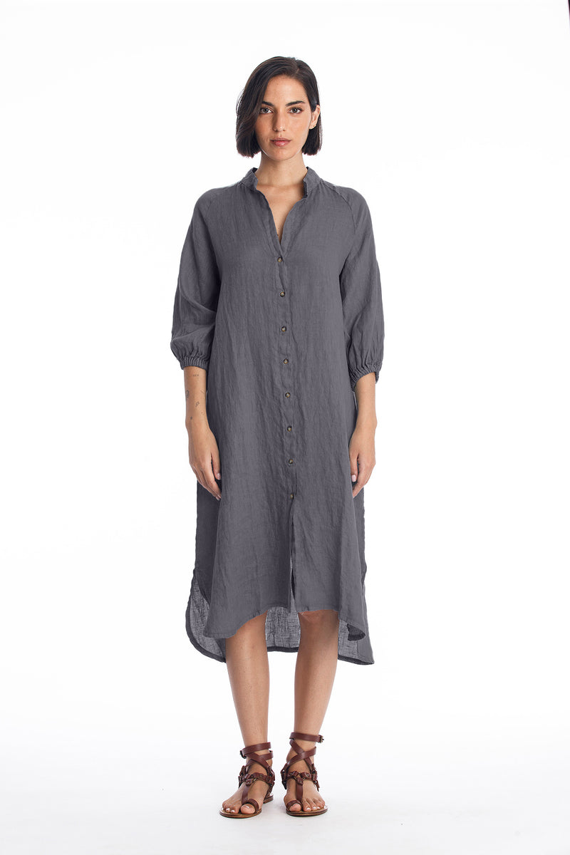 Mei Linen Shirt Dress