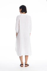 Robe chemise en lin Mei