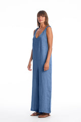 Menorca linen jumpsuit