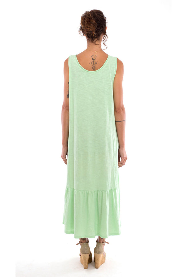 Luna - Maxi Dress - Sleeveless - Colour Mint - RV by Elisa F-3